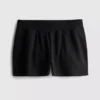 Loungeshorts i bomull med delad fåll