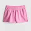 Loungeshorts i bomull med delad fåll