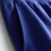 Loungeshorts i bomull med delad fåll