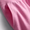 Loungeshorts i bomull med delad fåll