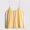 Love to Lounge randig pyjamas-cami med volanger