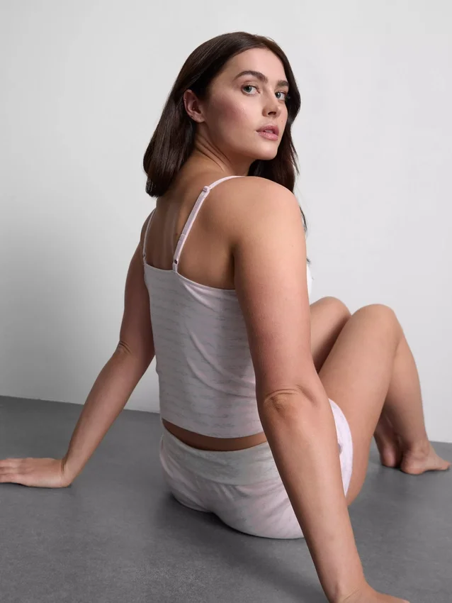 Love to Lounge randig pyjamas-cami-top