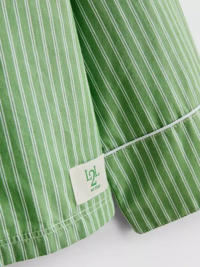 Love to Lounge randig pyjamasar-skjorte