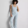 Love to Lounge – ribbad, randig pyjamasar-cami