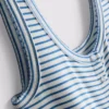 Love to Lounge – ribbad, randig pyjamasar-cami