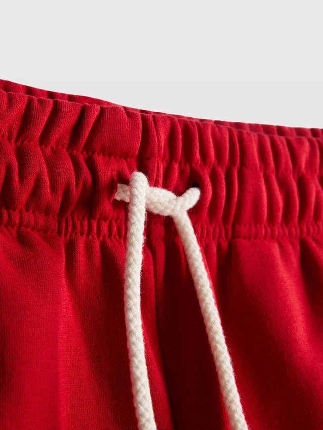 Löparshorts i bomullsrik jersey