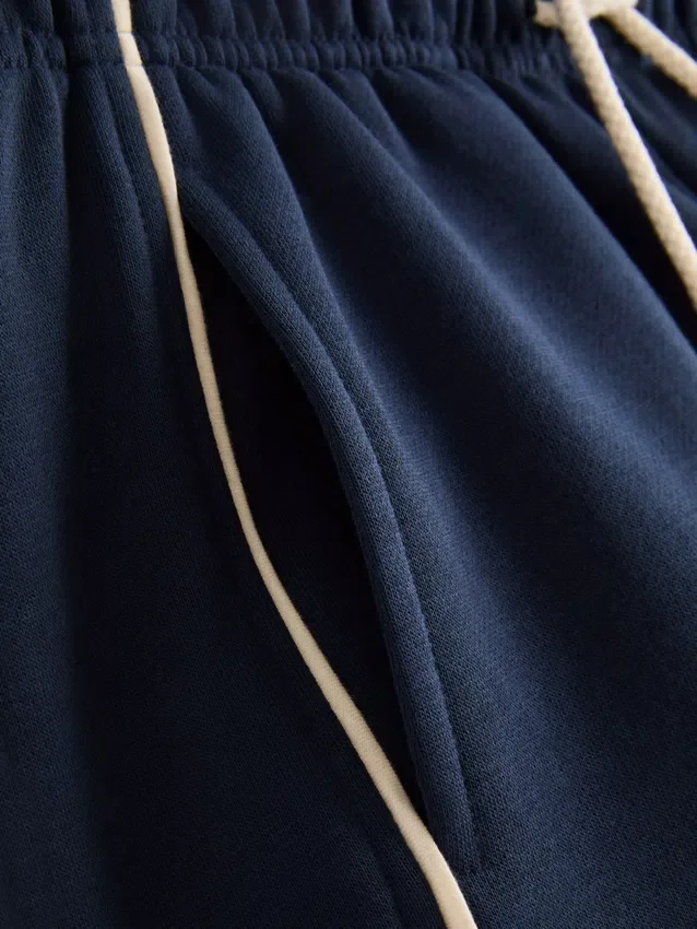 Löparshorts i bomullsrik jersey
