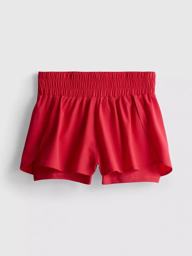 Löparshorts i lager-på-lager-stil