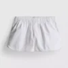 Löpningsshorts i bomullsdenim