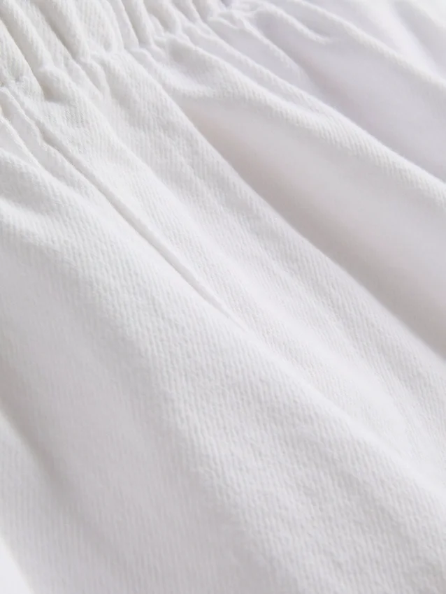 Löpningsshorts i bomullsdenim
