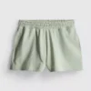 Lösa flygplatsshorts med hög bomullshalt