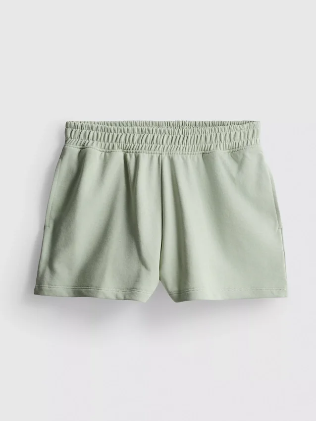 Lösa flygplatsshorts med hög bomullshalt