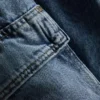 Löst sittande cargo-Jeans med medelhög midja