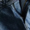 Löst sittande cargo-Jeans med medelhög midja