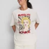 Marilyn Monroe-t-shirt i bomull i oversized-modell