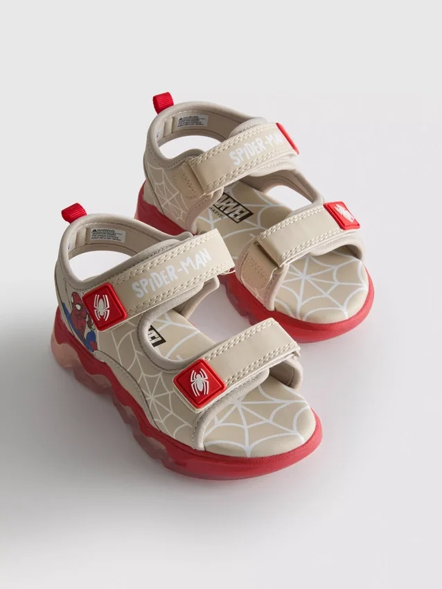 Marvel Spider-Man-sandaler med ljusfunktion