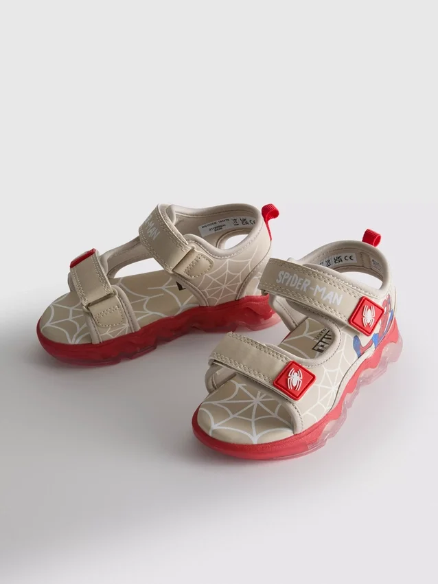 Marvel Spider-Man-sandaler med ljusfunktion