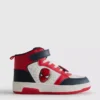 Marvel Spider-Man-sneakers med högt skaft och lysande sulor