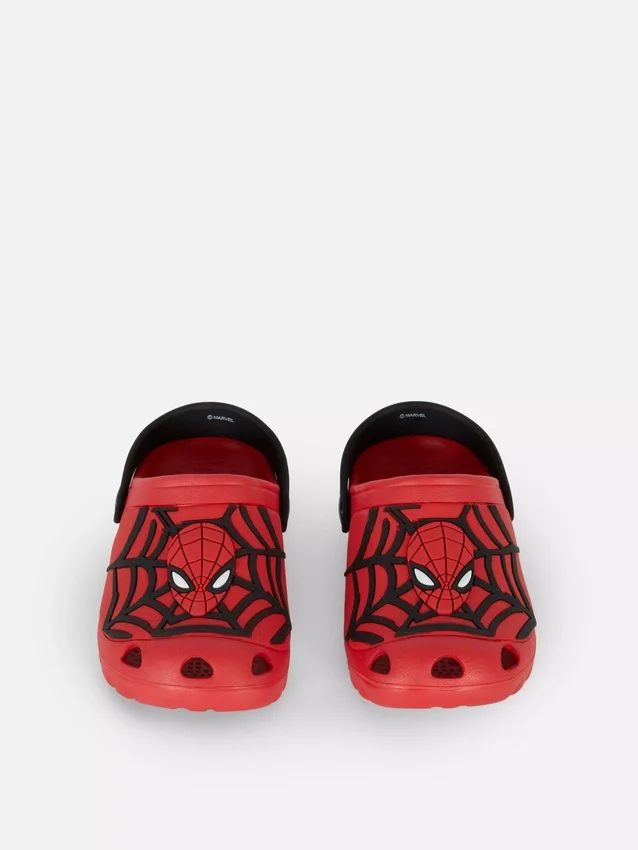 Marvel Spider-Man-träskor med rem bak