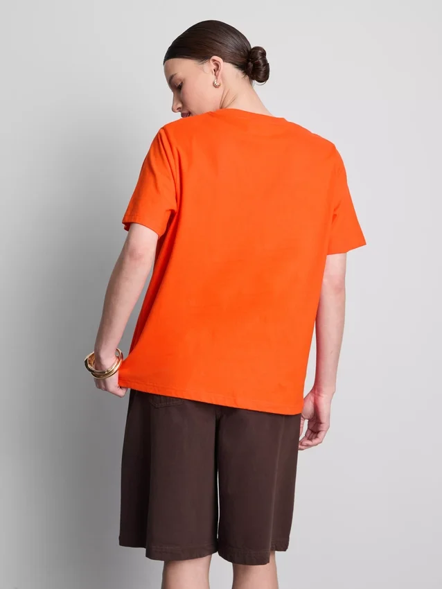 Maura K Spanien – avslappnad T-shirt med tryck