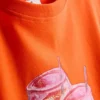 Maura K Spanien – avslappnad T-shirt med tryck