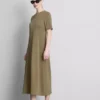Midi-T-shirtklänning