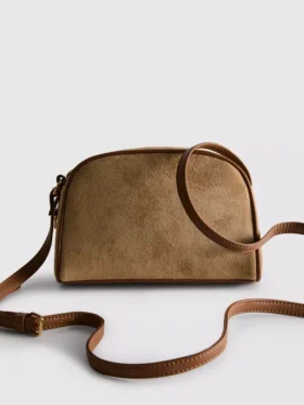 Mini-crossbodyväska i imitationsmocka