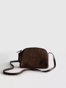 Mini-crossbodyväska i imitationsmocka
