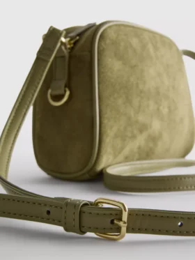 Mini-crossbodyväska i imitationsmocka