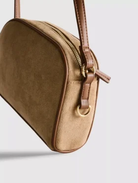 Mini-crossbodyväska i imitationsmocka