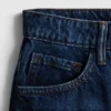 Minikjol i bomullsdenim