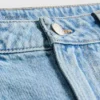 Minikjol i bomullsdenim