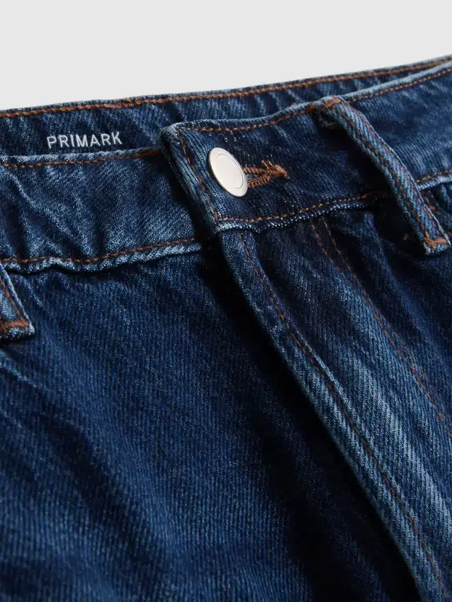 Minikjol i bomullsdenim