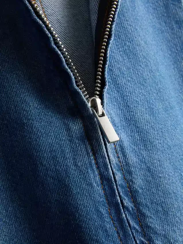 Miniklänning i bomullsdenim