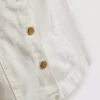 Miniklänning i bomullsdenim med knappar