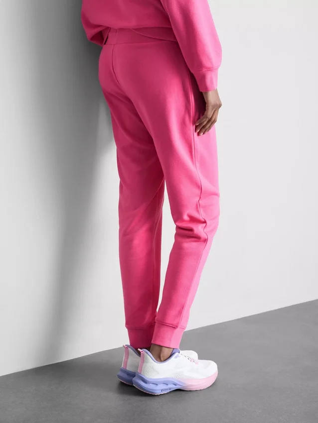 Mjukisbyxor i bomullsblandning med tryck