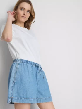 Mjukisbyxor i bomullsdenim