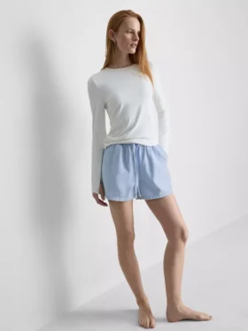 Mjukisbyxor i bomullsdenim