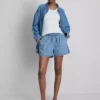 Mjukisbyxor i bomullsdenim