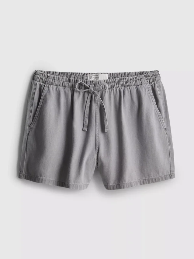Mjukisbyxor i bomullsdenim