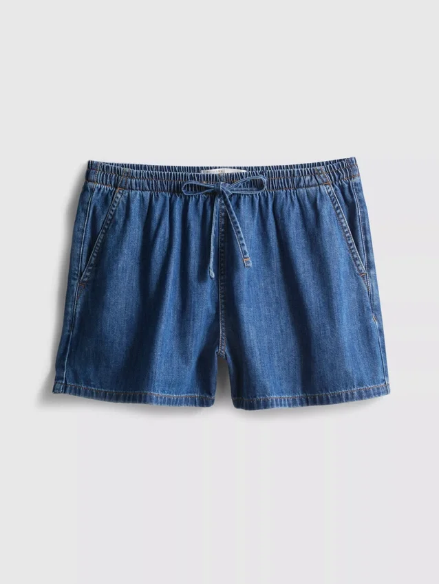 Mjukisbyxor i bomullsdenim