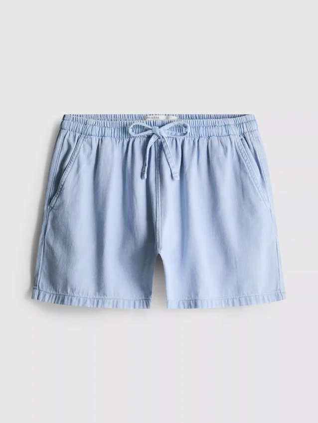 Mjukisbyxor i bomullsdenim