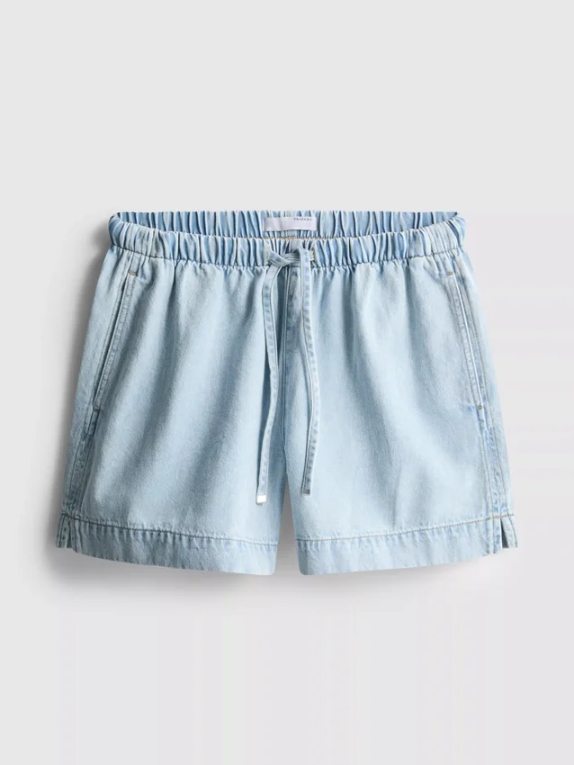 Mjukisbyxor i bomullsdenim