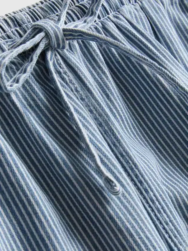Mjukisbyxor i bomullsdenim