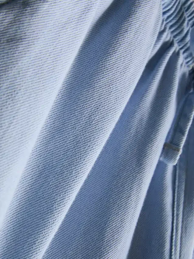 Mjukisbyxor i bomullsdenim