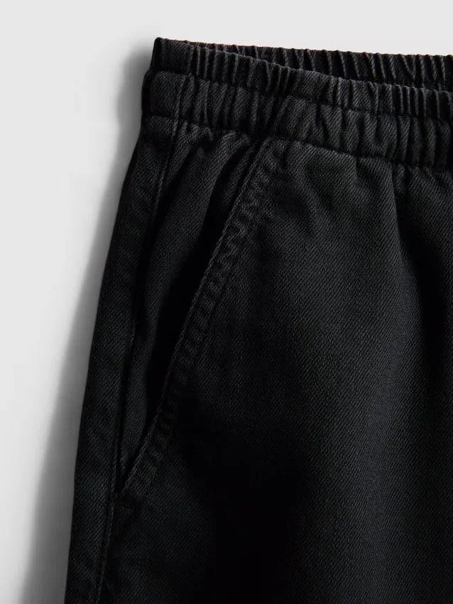 Mjukisbyxor i bomullsdenim