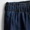 Mjukisbyxor i denim med raka ben