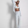 Mönstrad pyjamasar i boyfriend-stil