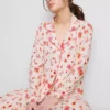 Mönstrad pyjamasar i boyfriend-stil