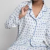 Mönstrad pyjamasar i boyfriend-stil